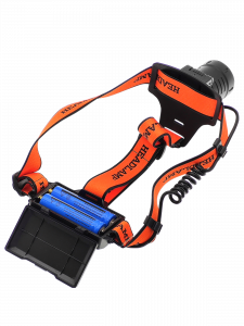 Фонарь налобный, фонарик аккумуляторный Следопыт PT-FLG51